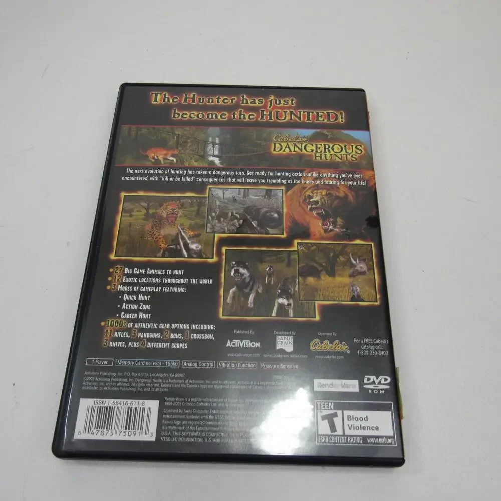 Cabela's‎ Dangerous Hunts (PS2, 2003)
